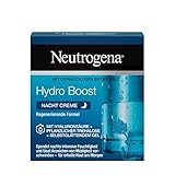 Neutrogena Hydro Boost Nacht Creme, Gesichtscreme, Feuchtigkeitscreme, Alle Hauttypen, Ölfrei, 50...