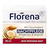 Florena Nachtcreme Sheabutter, 1er Pack (1 x 50 ml)