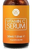 Bioniva Vitamin C Serum für Ihr Gesicht mit 20% Vitamin C + Hyaluronsäure + Vitamin E + Jojobaöl....