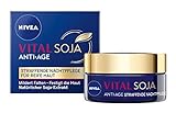 NIVEA Vital Soja Anti-Age Straffende Nachtpflege (50 ml), Nachtcreme mit Soja-Extrakt, Anti Aging...