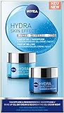 NIVEA Hydra Skin Effect Tages- + Nachtpflege Set, mit Wake-up Gel und Regenerierender Gel-Creme,...