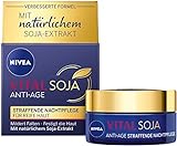 NIVEA VITAL Soja Anti-Age Straffende Nachtpflege (50 ml), Feuchtigkeitspflege mit natürlichem...